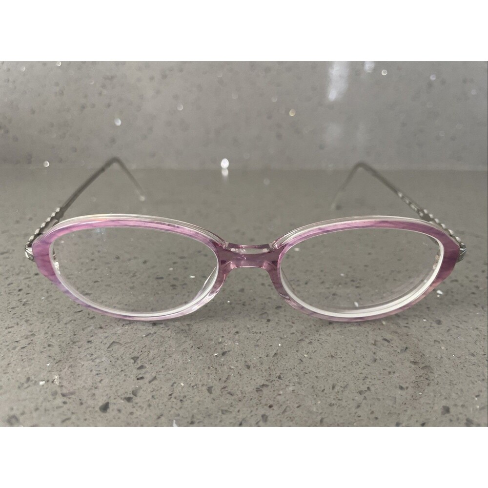 Sferoflex Eyeglasses Frames ONLY Italy 1488 L1104 49-16-130 Full Rim Purple oval